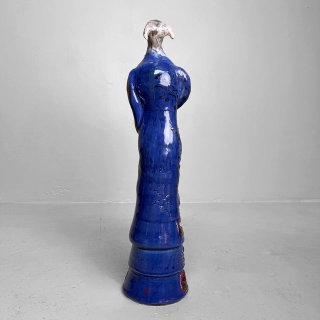 Sculptural Ceramic Mythical Jackal by Gennaro Condurso, Italy, 2010s For Sale - Image 13 of 15