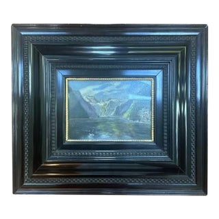 Vintage Oil on Panel For Sale