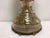 Hollywood Regency Peach & Gold Enameled Lamp For Sale - Image 5 of 9