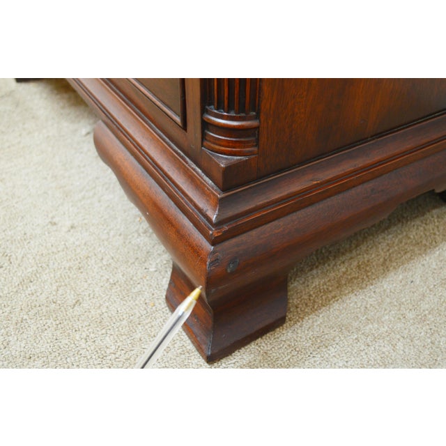 Late 20th Century Henkel Harris Mahogany Nightstand For Sale - Image 12 of 13