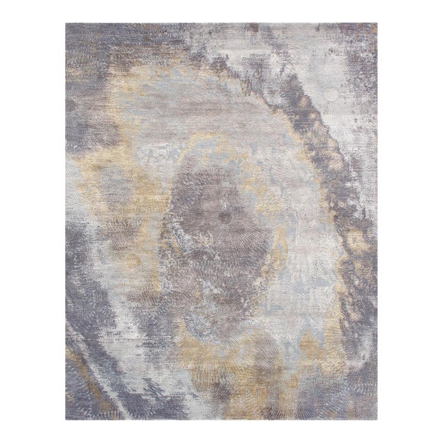 Pasargad Home Cosmo Multi Silk & Wool Area Rug- 8'11" X 12' 1" For Sale