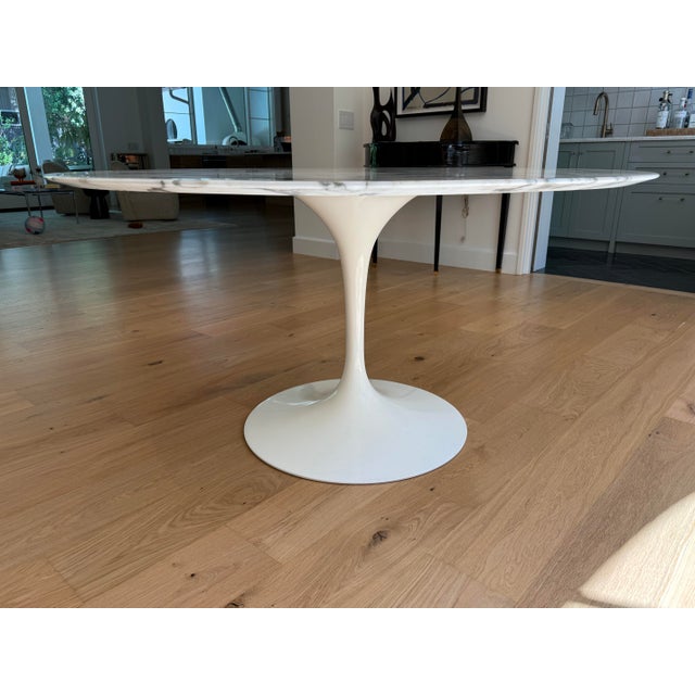 Saarinen Round Dining Table 54" Knoll For Sale In Austin - Image 6 of 11