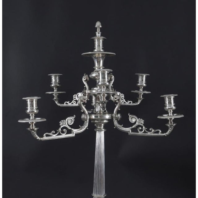 Antique Victorian Centrepiece Candelabra attributed to Elkington, 19th Century For Sale - Image 3 of 18