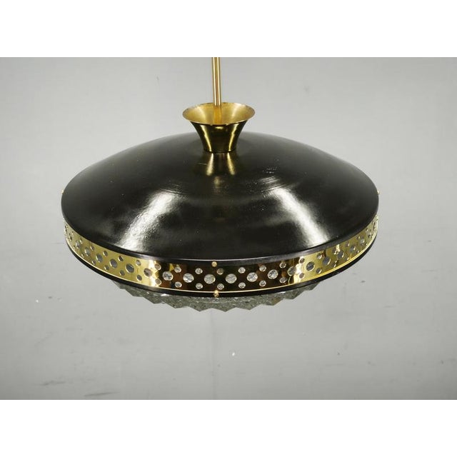 Vintage Space Age UFO Pendant Light by Ludib Bratislava, Czechoslovakia, 1960s For Sale - Image 10 of 14