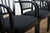 Chair Set in Brushed and Black Lacquered from Horgen Glarus, 1960, Set of 6 For Sale - Image 5 of 10
