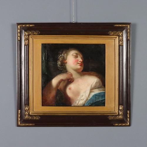 Sleeping Venus, 1700s, Oil on Canvas, Framed For Sale - Image 10 of 10