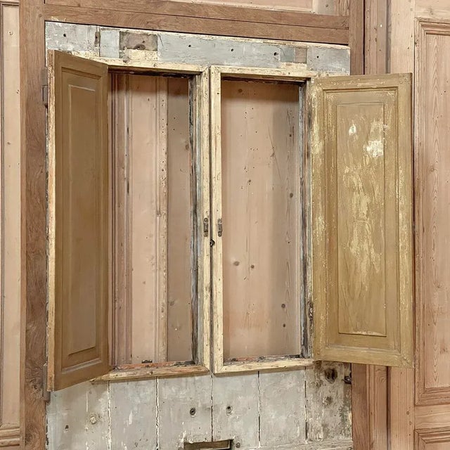 19th Century Exterior Door in Original Jam With Transom For Sale - Image 9 of 12