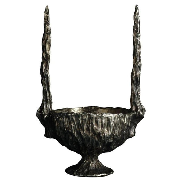 Omnia Vanitas Vanité 10 Candelabra in Patinated Cast Bronze by William Guillon For Sale - Image 12 of 12