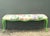 Vintage Lacquered Floral Bench For Sale - Image 4 of 12