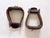 1950s Vintage Western Horse Saddle Stirrups, a Pair For Sale - Image 9 of 9