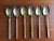 Metal Mid 20th Century Scanline Sigvard Bernadotte Bronze Marked Flatware Service for Six - 30 Pieces For Sale - Image 7 of 11