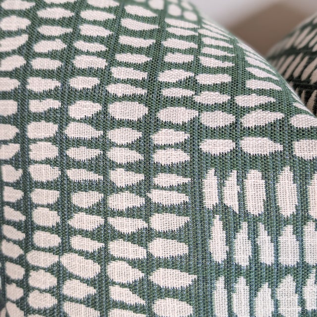 Sister Parish Albert Performance Pillows in Meadow For Sale In Greensboro - Image 6 of 6