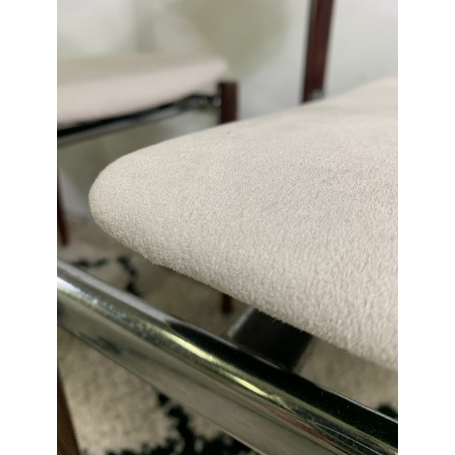 Textile Vintage Dining Chairs by C. Denekamp for Thereca, 1960s, Set of 4 For Sale - Image 7 of 12