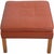 Børge Mogensen 2202 stool upholstered in cognac leather and with legs of mahogany. The stool is from the 1980s and appears...