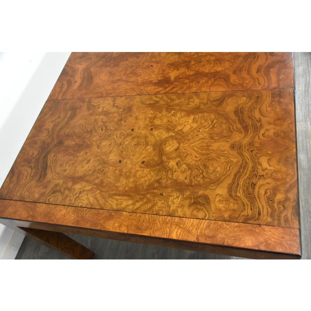 Mid-Century Modern 1960s John Widdicomb Burl Dining Table For Sale - Image 3 of 11