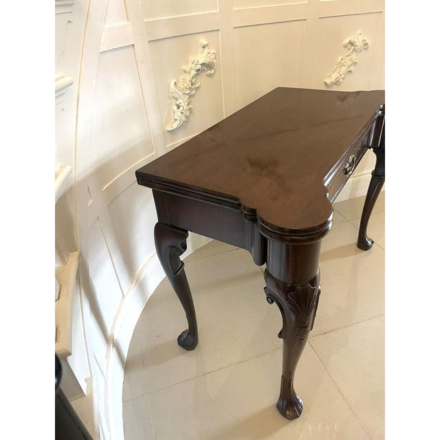 Fine 18th Century George Li Irish Chippendale Mahogany Side Table, 1750s For Sale - Image 6 of 18