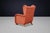 1930s Mid-Century Modern Art Deco Highback Wing Chair, Prague, 1930s For Sale - Image 5 of 8