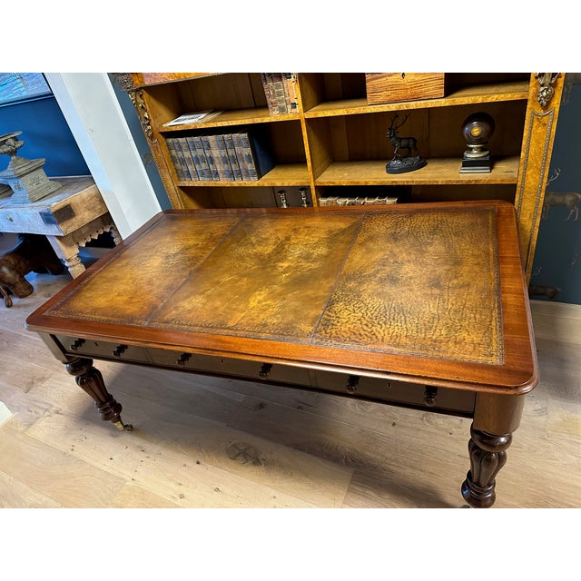 Antique Victorian Writing Table For Sale - Image 9 of 12