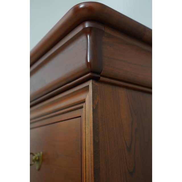 Stickley Cherry Marseilles 6 Drawer High Chest For Sale - Image 11 of 15