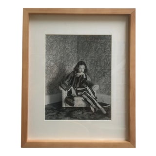Vintage 1984 Signed Herb Ritts Photograph of Super-Model "Felicitas, Deauville," Framed For Sale