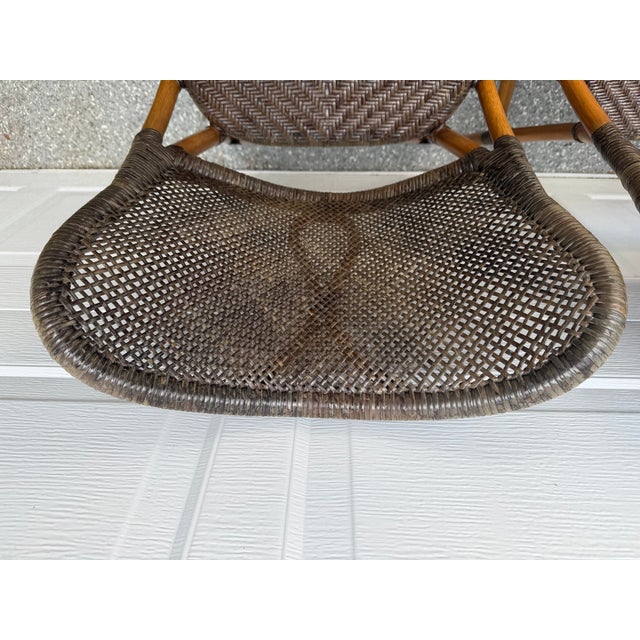 1980s 1980s Set of Four Cafe Chairs in the Style of Yuzuru Yamakawa for Saccaro For Sale - Image 5 of 12
