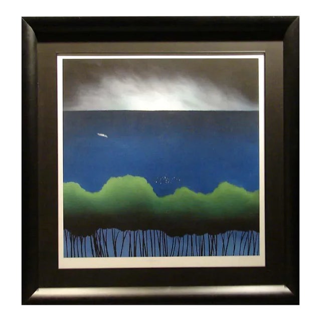 Mackenzie Thorpe "Pigeons" Original Limited Edition Giclee Print on Paper For Sale