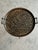 Late 20th Century Hollywood Regency Round Cocktail Tray Top Accent Table With Faux Bamboo Base For Sale - Image 4 of 9