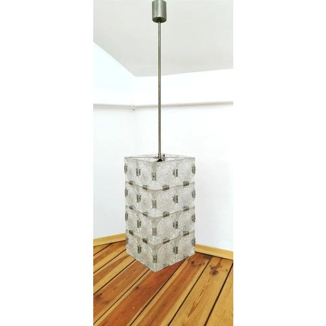 Pendant Lamp attributed to Kamenicky Senov, Czech, 1960s For Sale - Image 9 of 10