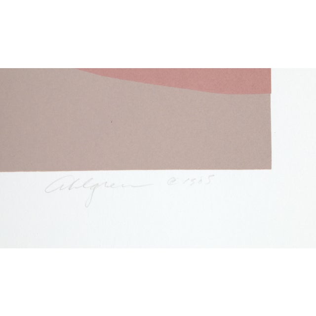 Abstract Al Khubar, 1985 Signed Screenprint by Roy Ahlgren For Sale - Image 3 of 4