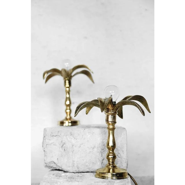 Belgian Brass Hollywood Regency Lamps from Massive, 1970s, Set of 2 For Sale - Image 9 of 10