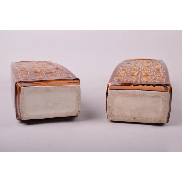 Mid-Century Ceramic Vases attributed to Ditmar Urbach, Czech, 1950s, Set of 2 For Sale - Image 9 of 10