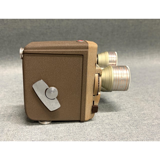 Eastman Kodak Vintage Kodak Medallion 8mm Movie Camera With Turret Lens For Sale - Image 4 of 12