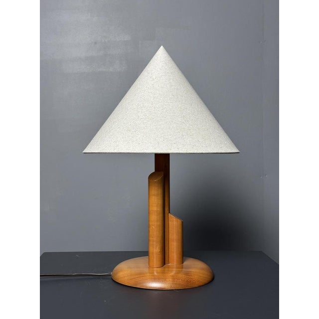 Mid-Century Modern Scandinavian Pine Skyscraper Table Lamp, 1970s For Sale - Image 13 of 13