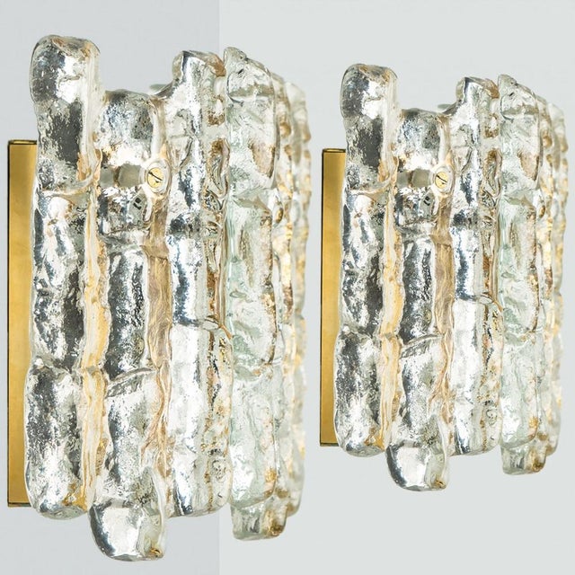 Large Wall Sconces attributed to J.T. Kalmar, Austria, 1970s, Set of 2 For Sale - Image 10 of 15