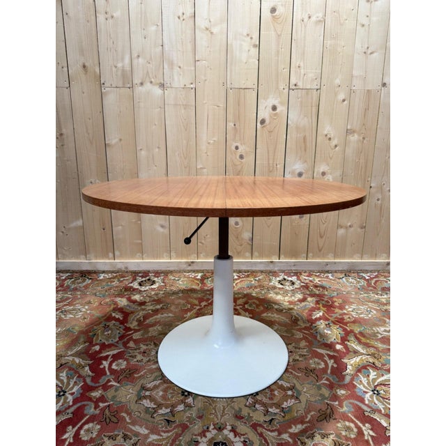 Round Dining Table with Tulip Base, 1960s For Sale - Image 6 of 6