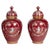 Napoleon III Lidded Vases in Painted Porcelain, 19th Century, Set of 2 For Sale - Image 11 of 11