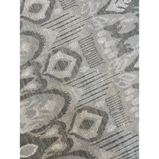 Modern Silk and Wool Modern Style Rug , 8'2 X 10'5 For Sale - Image 3 of 4