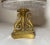 1940s Antique Ornate French Gilt Bronze Crystal Glass Candy Dish Compote Card Receiver For Sale - Image 5 of 9