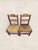 Antique English Oak Pair of Occasional Chairs Ladder back chairs like these carry the kind of quiet character that only...