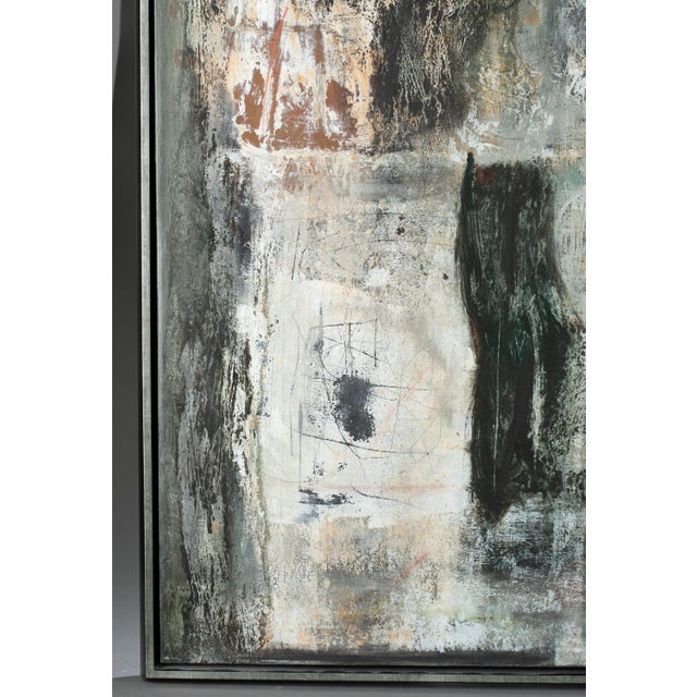 Rigoberto Mena, Large Rigoberto Mena Contemporary Cuban Abstract Expressionist Oil Painting, c.2000 For Sale - Image 4 of 6