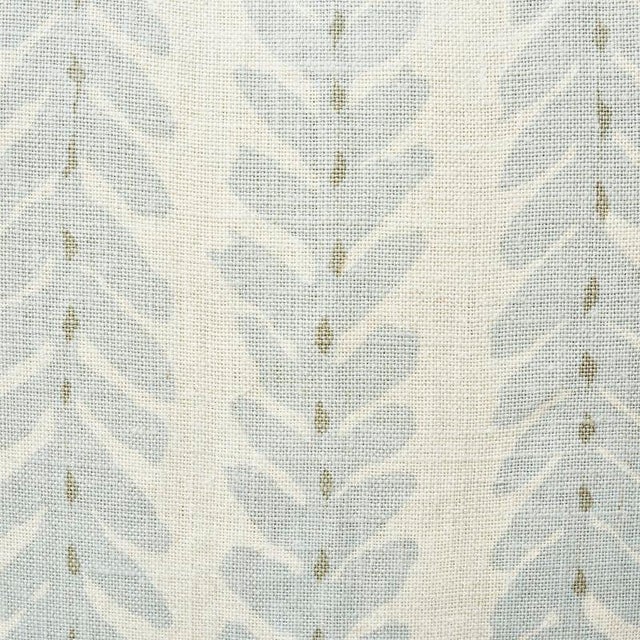 Modern Schumacher X Veere Grenney Woodperry 20" Pillow in Blue For Sale - Image 3 of 4