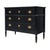 French Louis XVI Style Chest of Drawers, Ebonized, Antique 1910s For Sale In Austin - Image 6 of 9