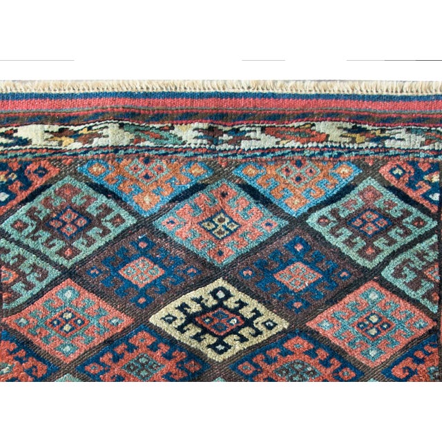 Early 20th Century Kurdish Jaffe Rug For Sale - Image 4 of 10