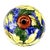 Antique Burslem Faience Floral Globe Vase from Gibsons & Sons, 1890s For Sale - Image 9 of 15