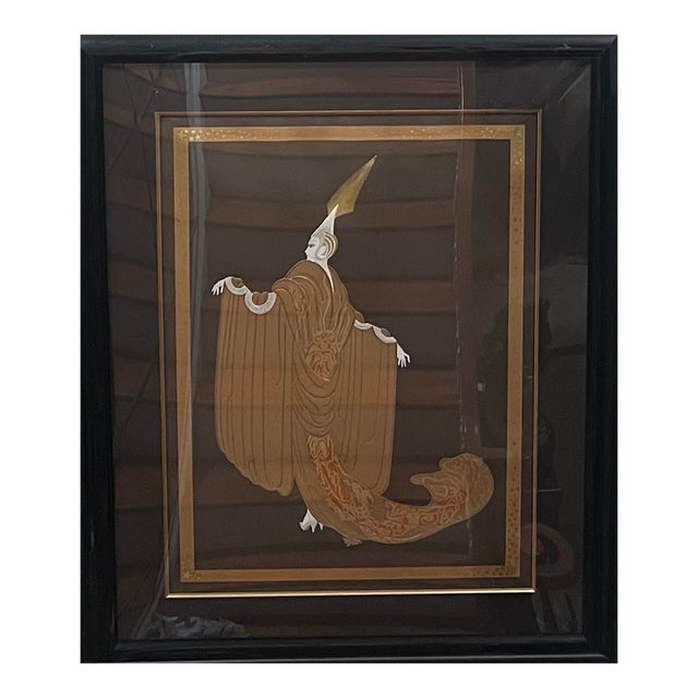 1980s Erte’s Cape a La Russe, Hand-Signed Limited Edition of Serigraph For Sale