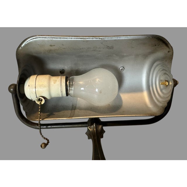 Brown Early 20th Century Victorian Style Desk Lamp For Sale - Image 8 of 12