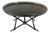 Antique Paper Maché Tray Table With Faux Bamboo Base For Sale