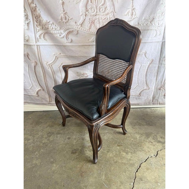 Eight French Provincial-Style Dining Chairs For Sale - Image 9 of 18