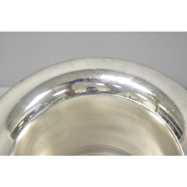 Vintage Bristol Silver Plated Trophy Cup Urn Champagne Chiller Bar Ice Bucket For Sale - Image 11 of 17