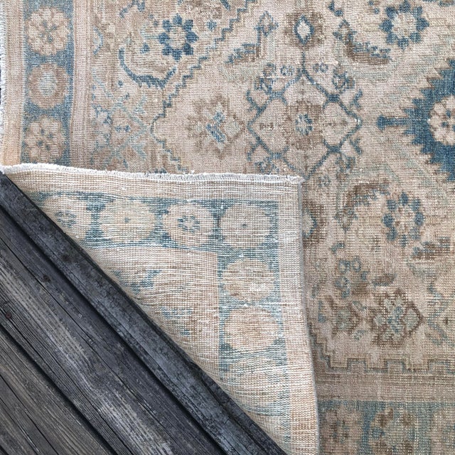 Traditional Blue Antique Persian Rug | 4x7 For Sale - Image 3 of 8